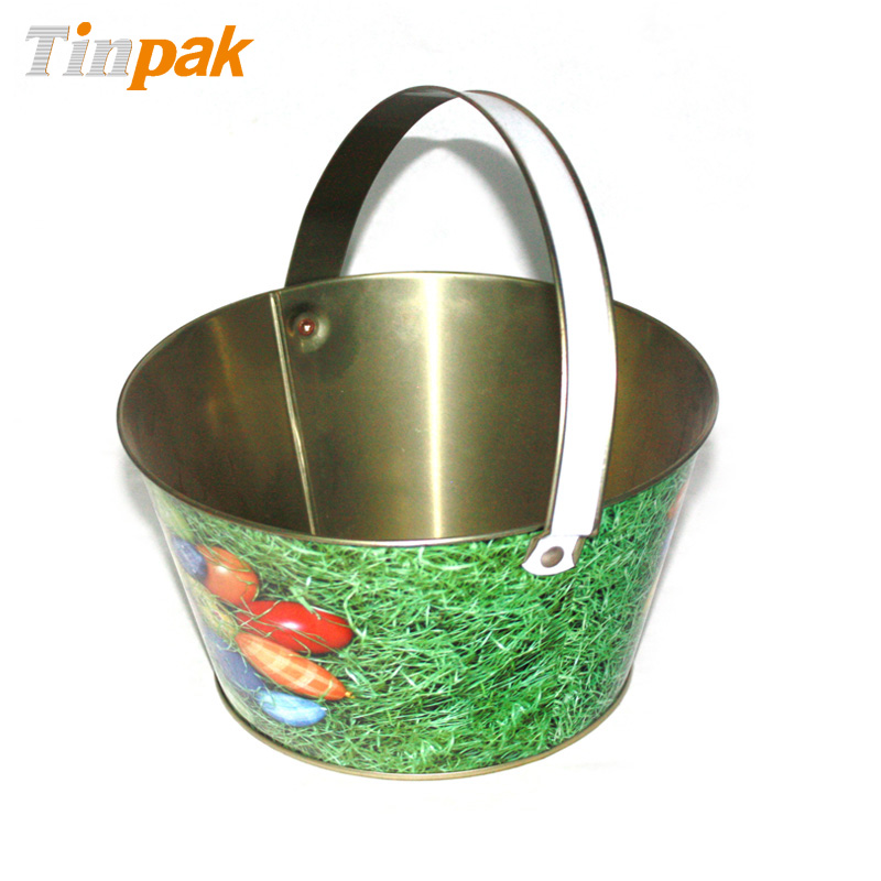 easter tin buckets